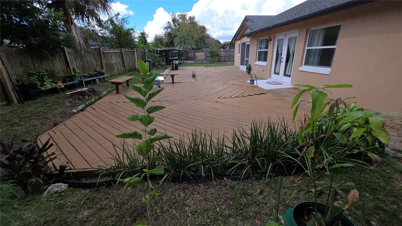 Backyard with Deck