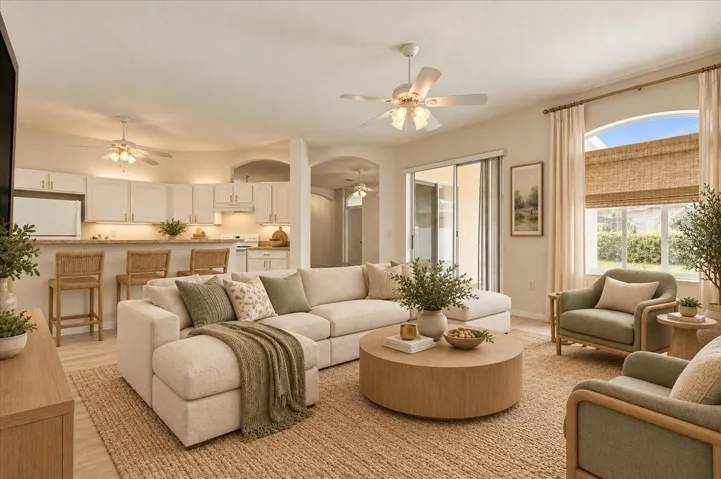 VIRTUALLY RENOVATED FAMILY ROOM