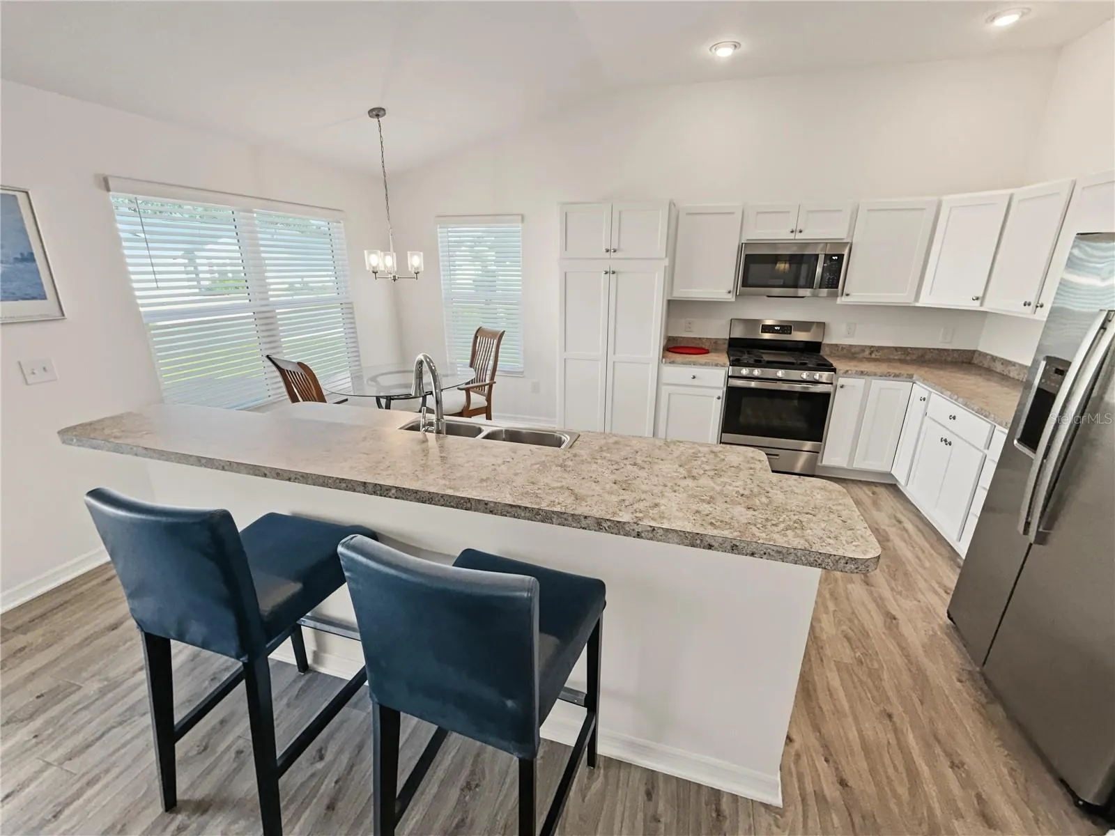 Kitchen / Dinette view from Dining Room