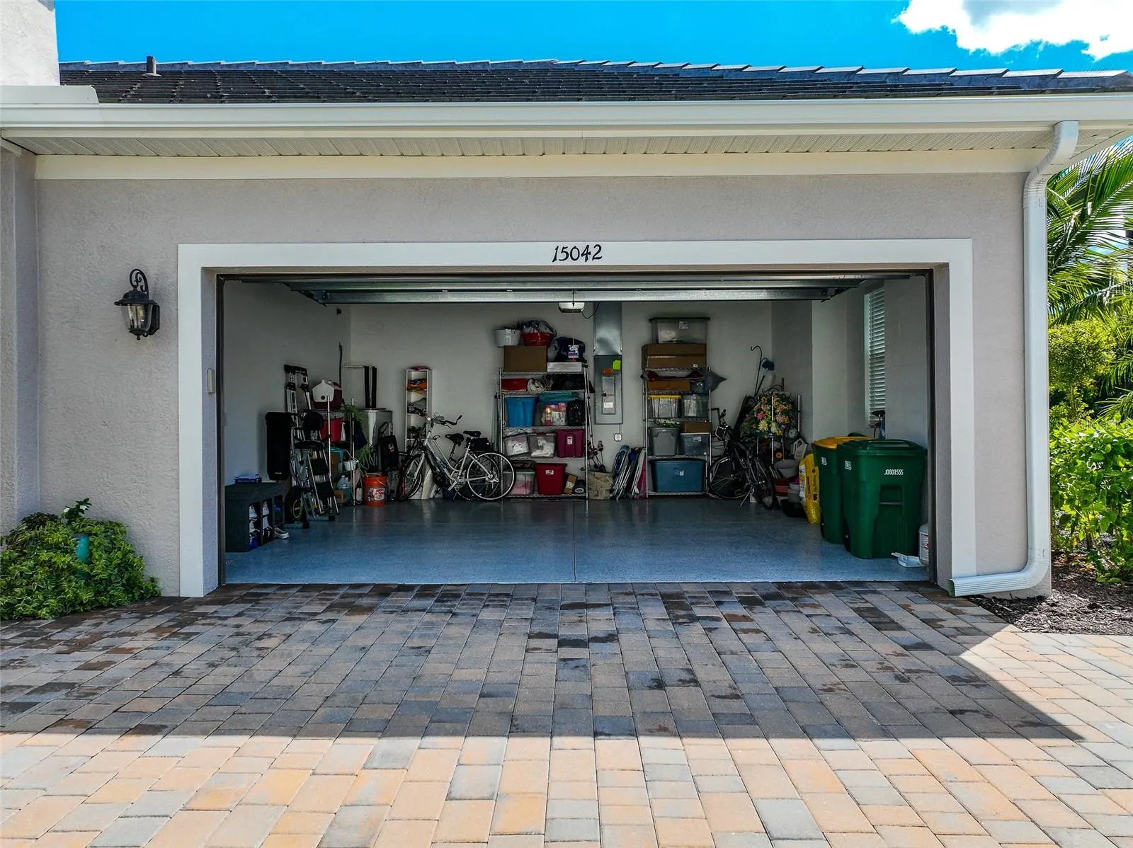 Side entrance garage