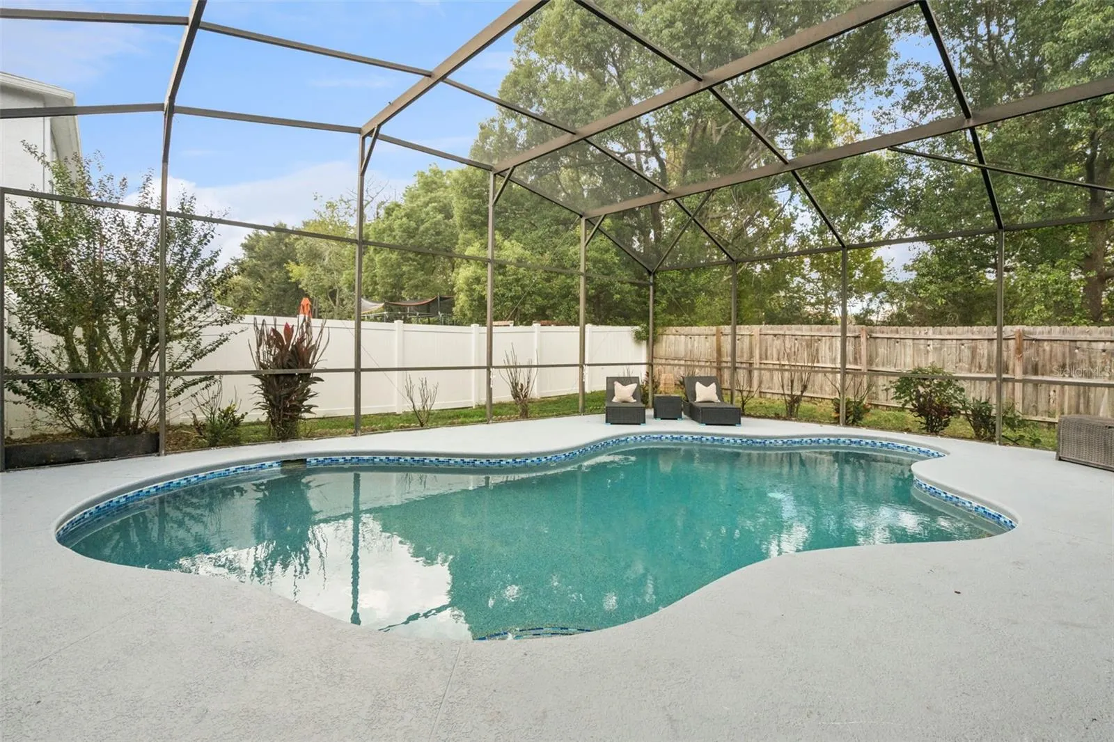 Private Fenced Backyard
