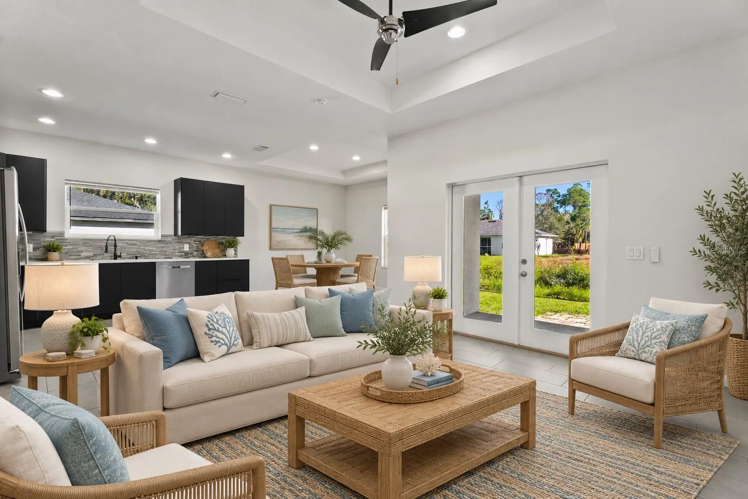 Living Room &amp; Kitchen
