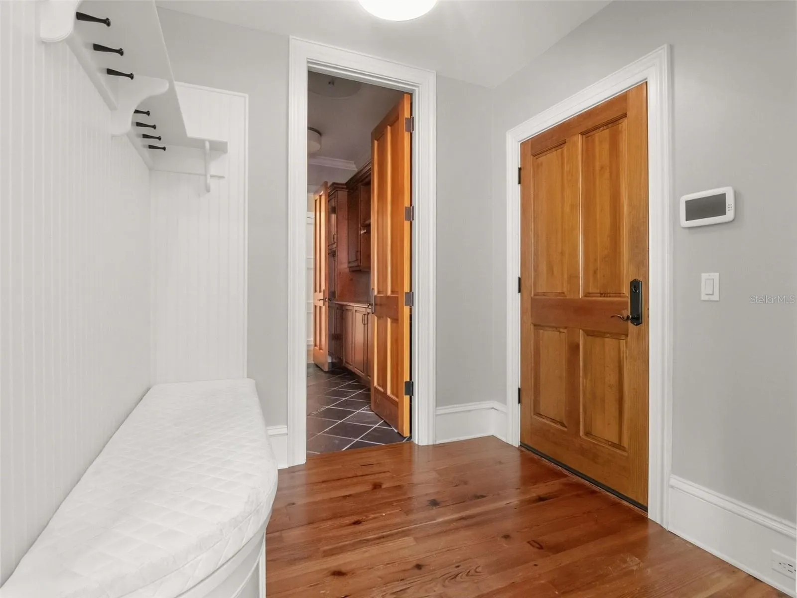 Mudroom/Drop Station off Garage