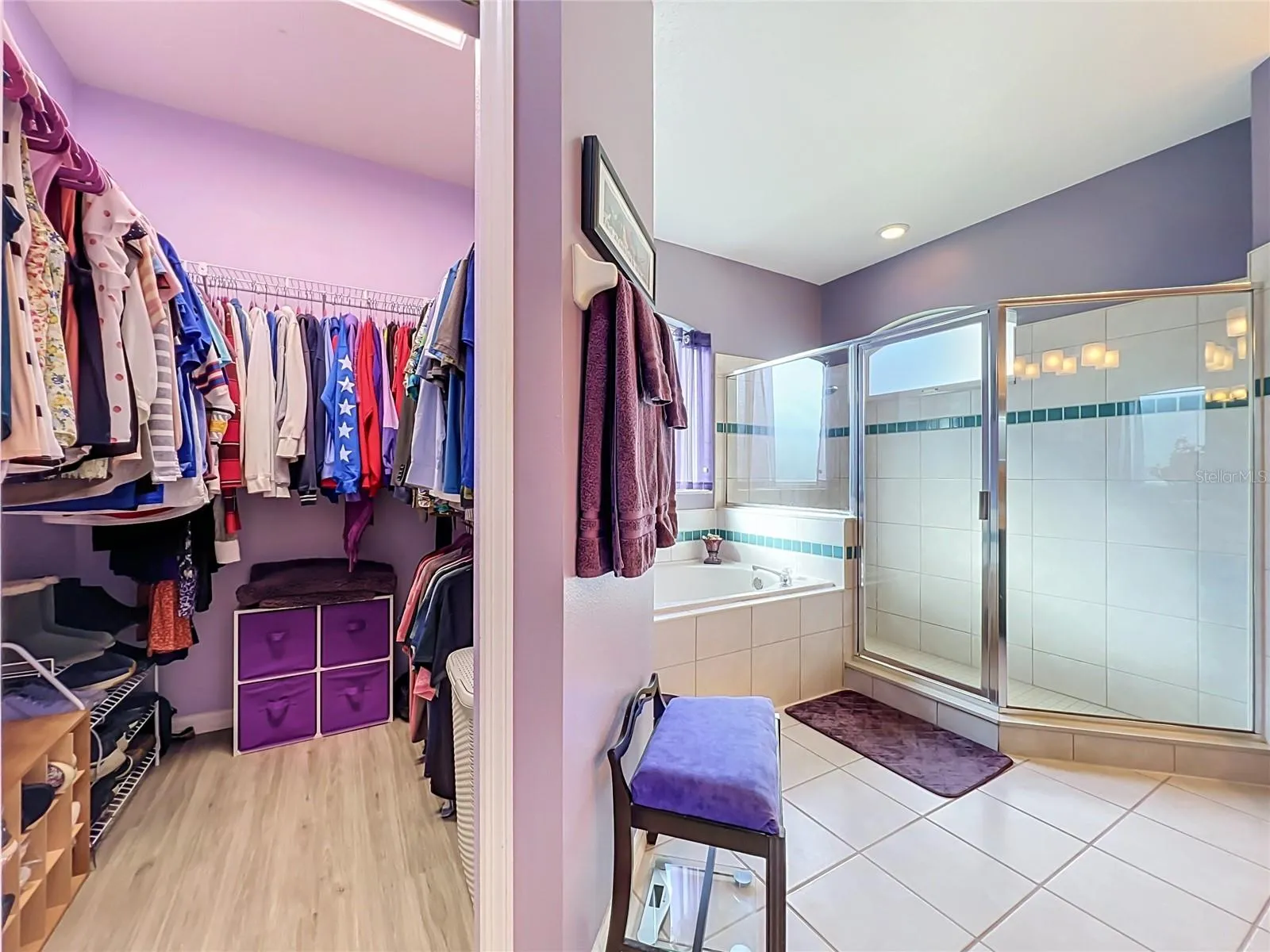 Walk-in Closet for two!