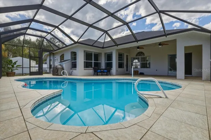 Spacious POOL with extra decking.