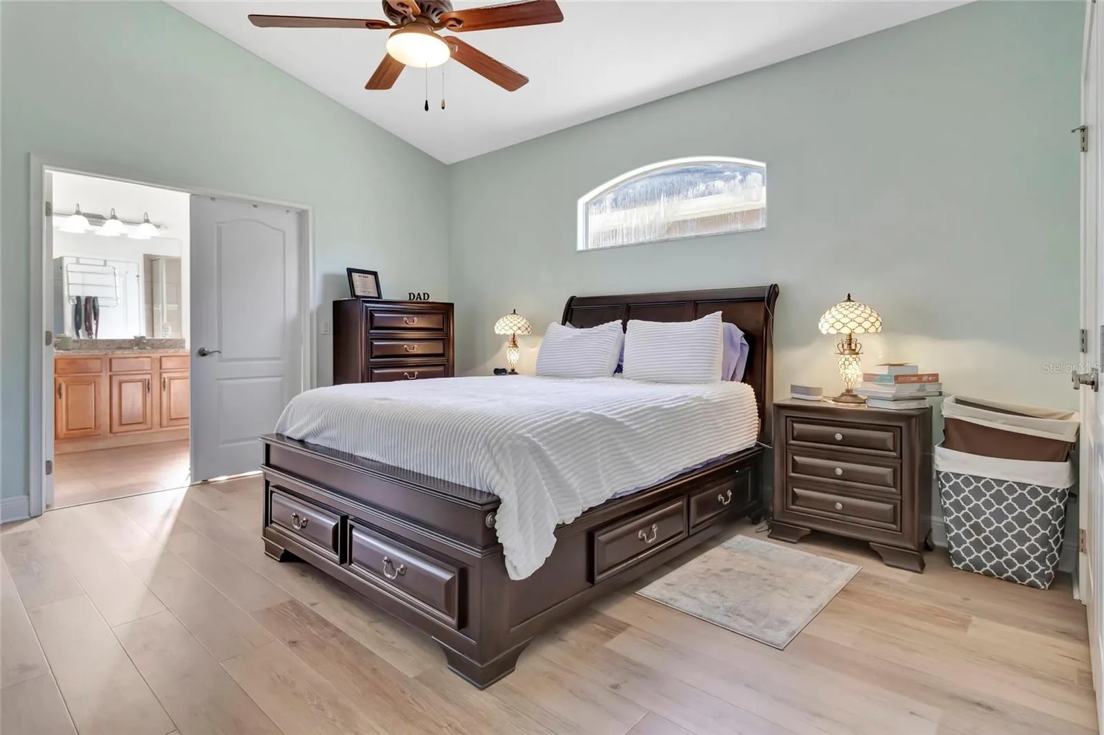High ceilings and ceiling fans