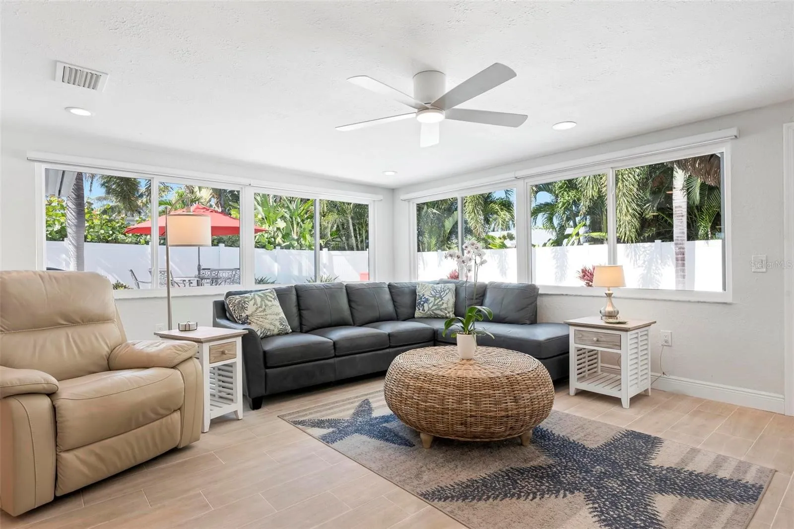 Open concept living area