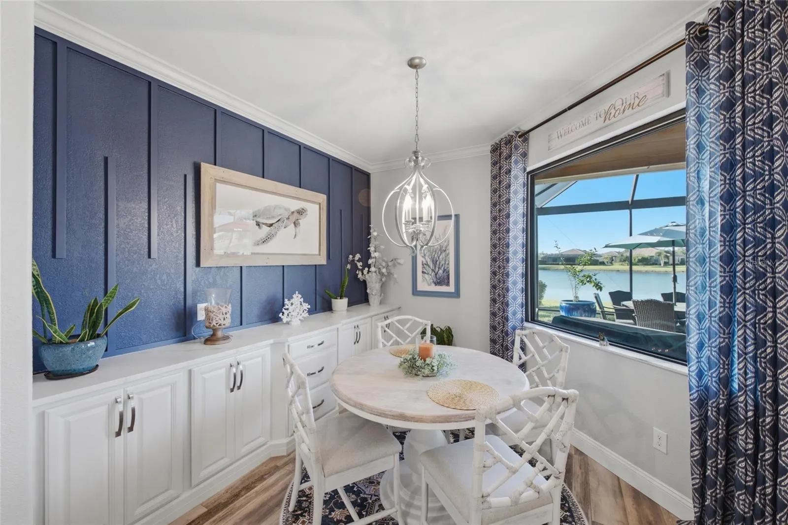 Breakfast Nook with Custom Window