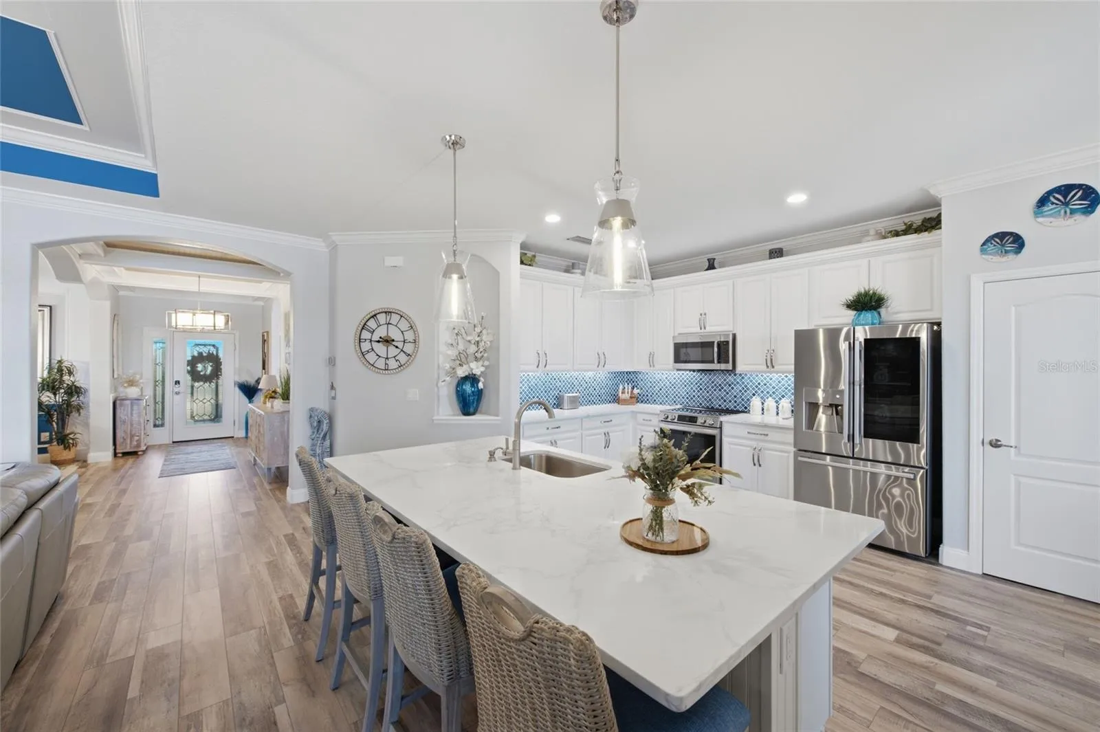 Kitchen with Quartz Countertops