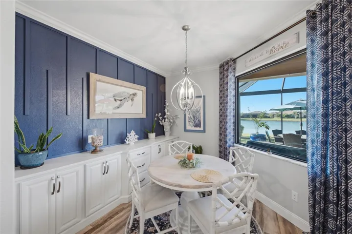 Breakfast Nook with Custom Window