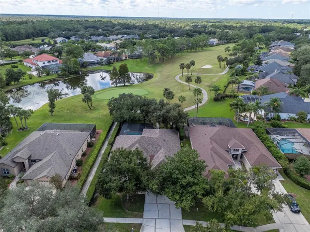 Golf Cart Path to the Left of Your New Home