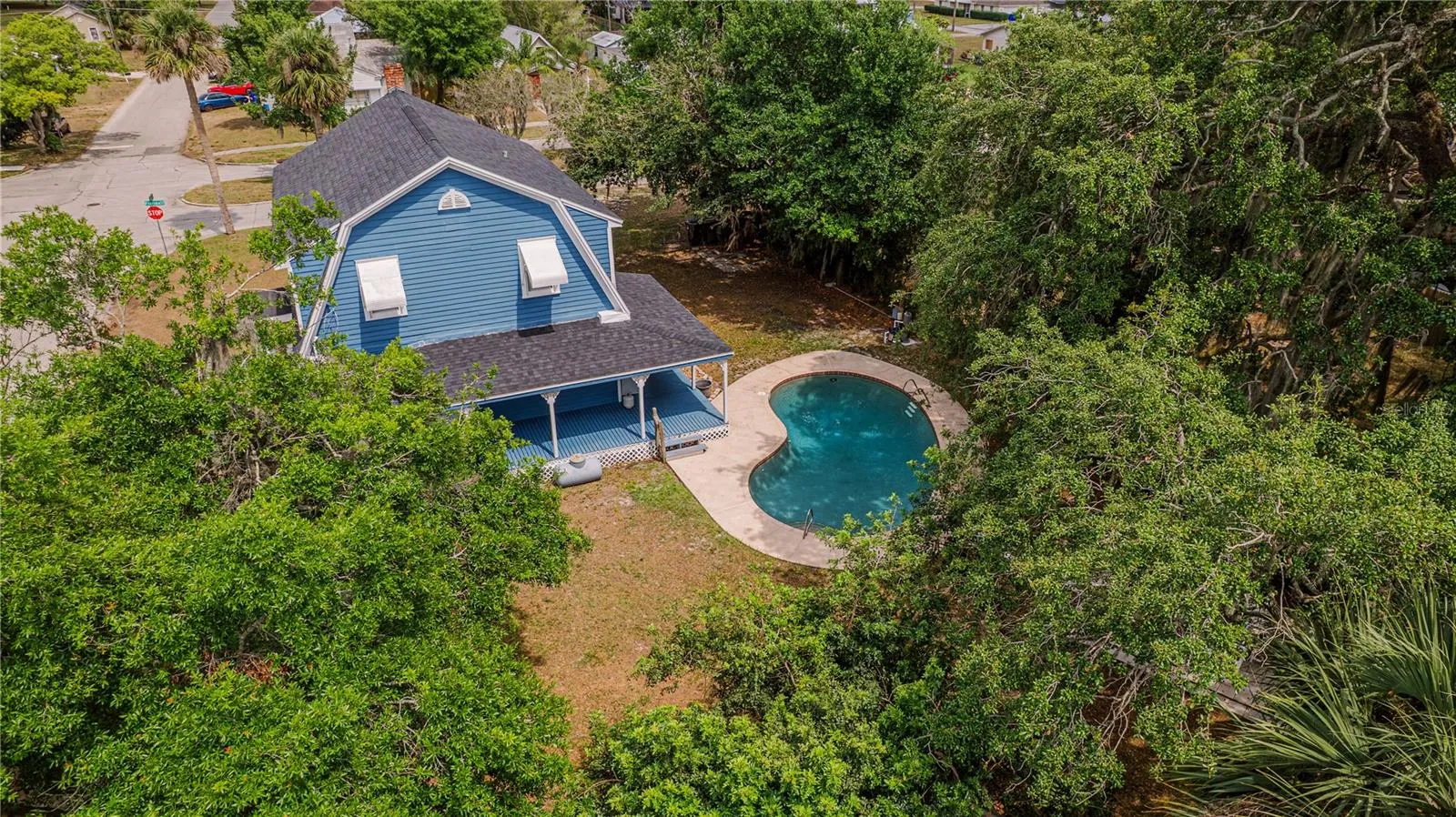 Aerial View of Back