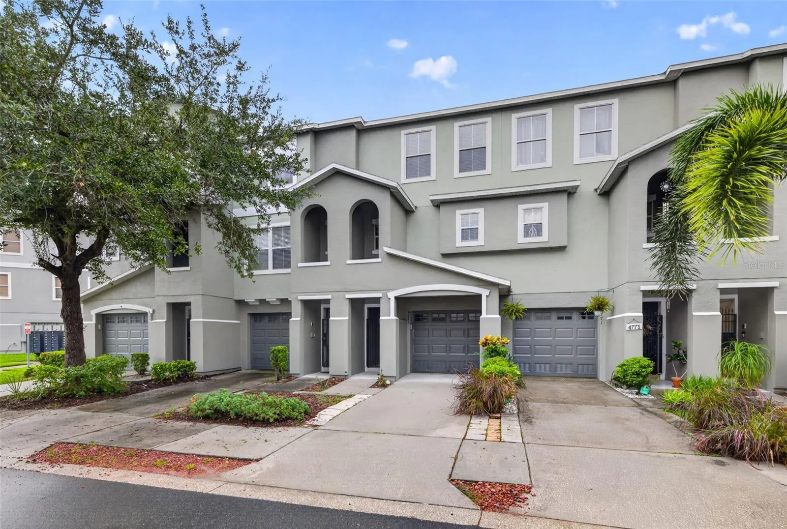 Large driveway