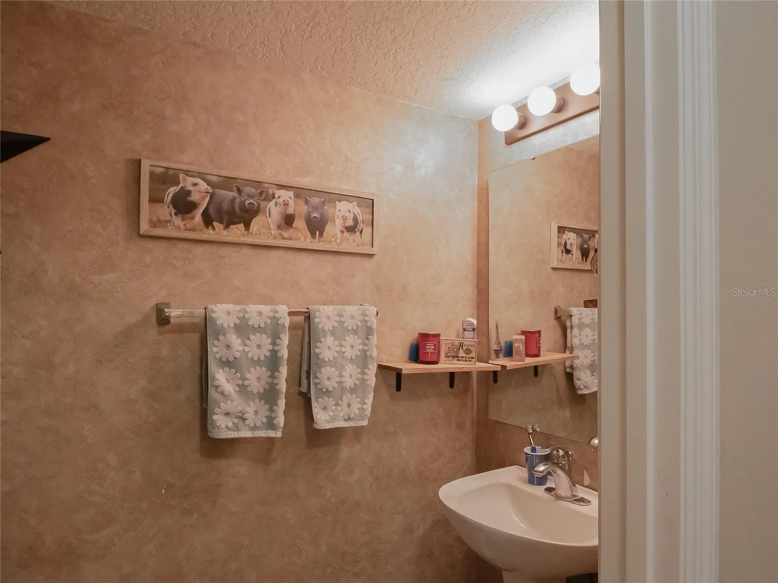 first floor half bath