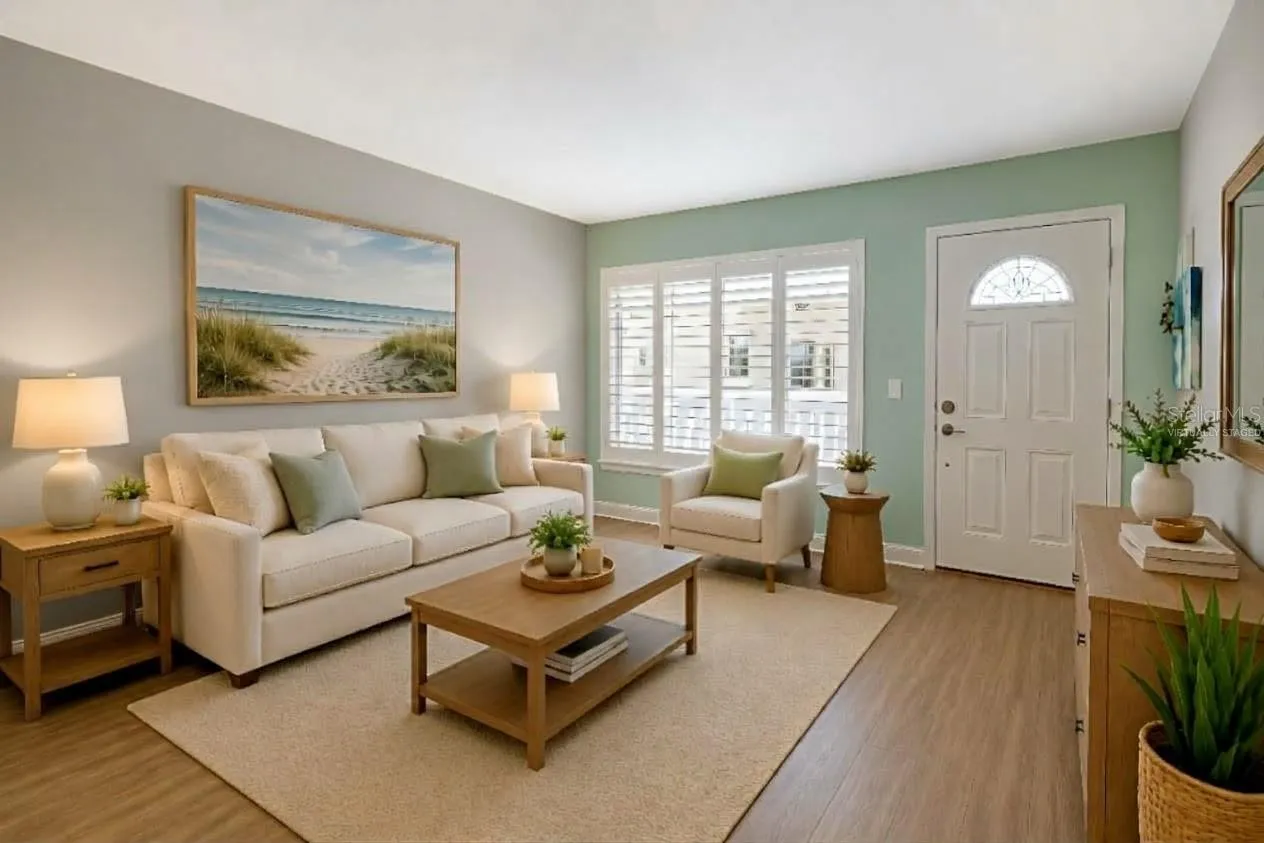 Virtually Staged Living Rm. Furniture Not Included