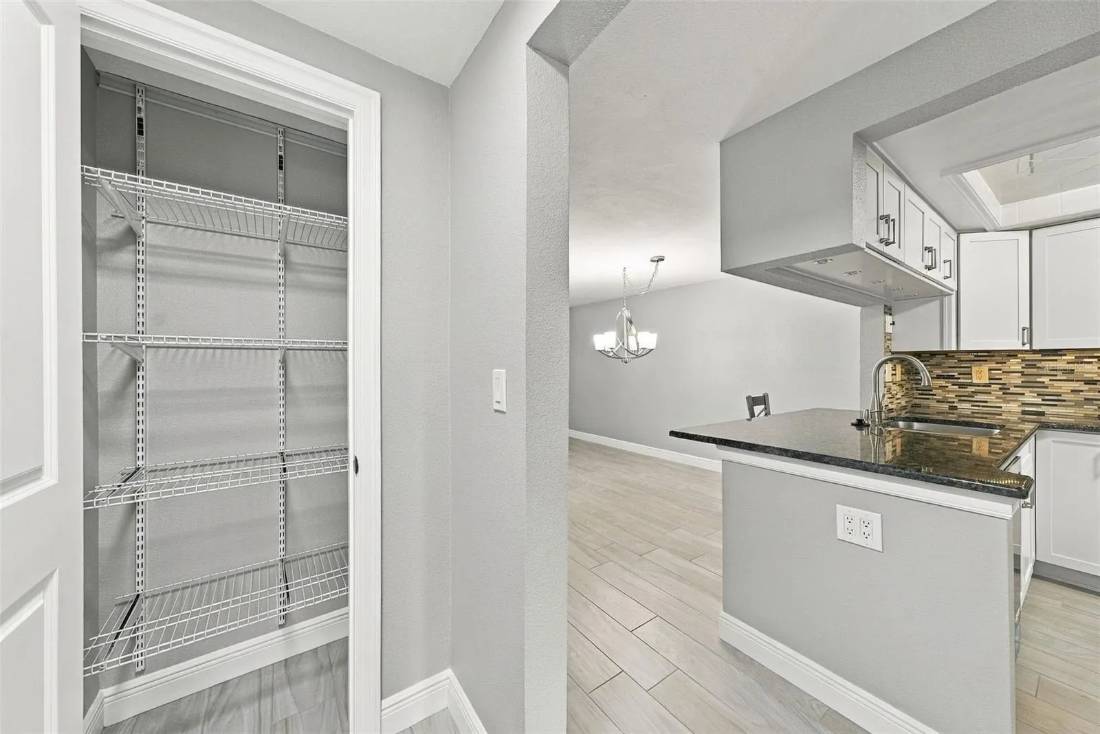 Hallway storage closet