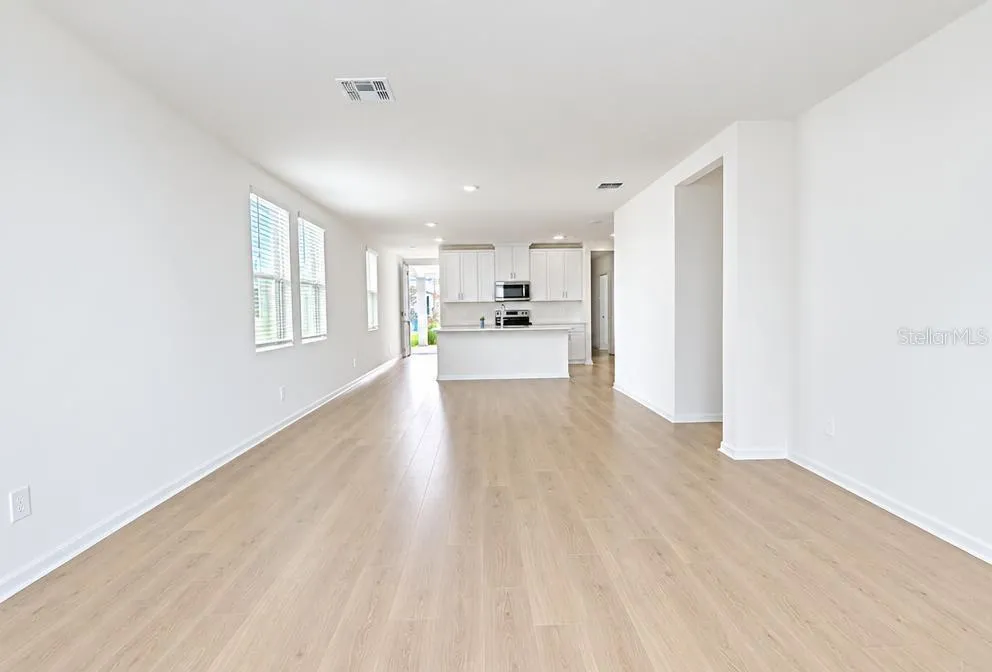Great room and kitchen
