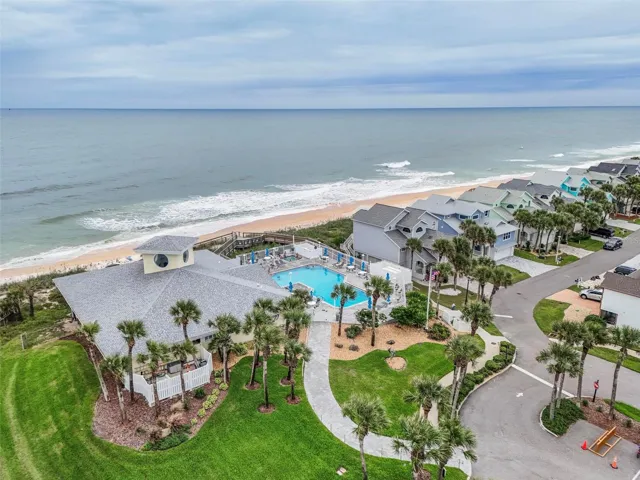 Aerial view of Clubhouse  pool and spa