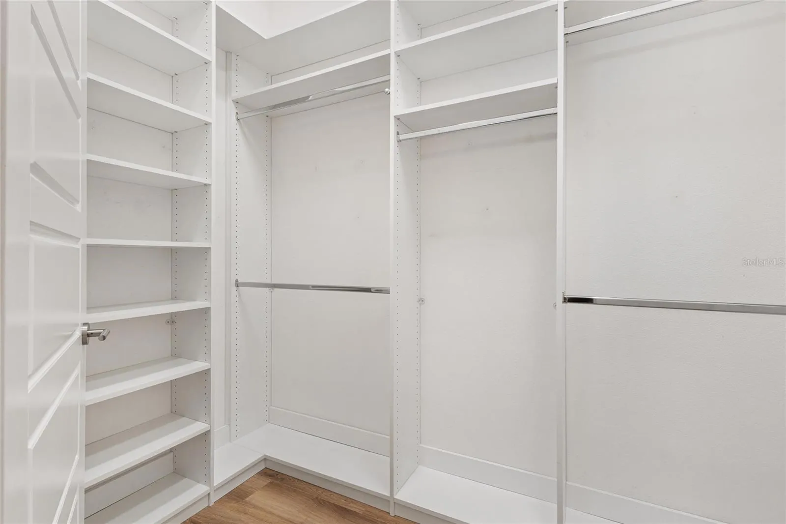 Primary closet