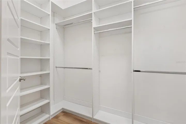 Primary closet
