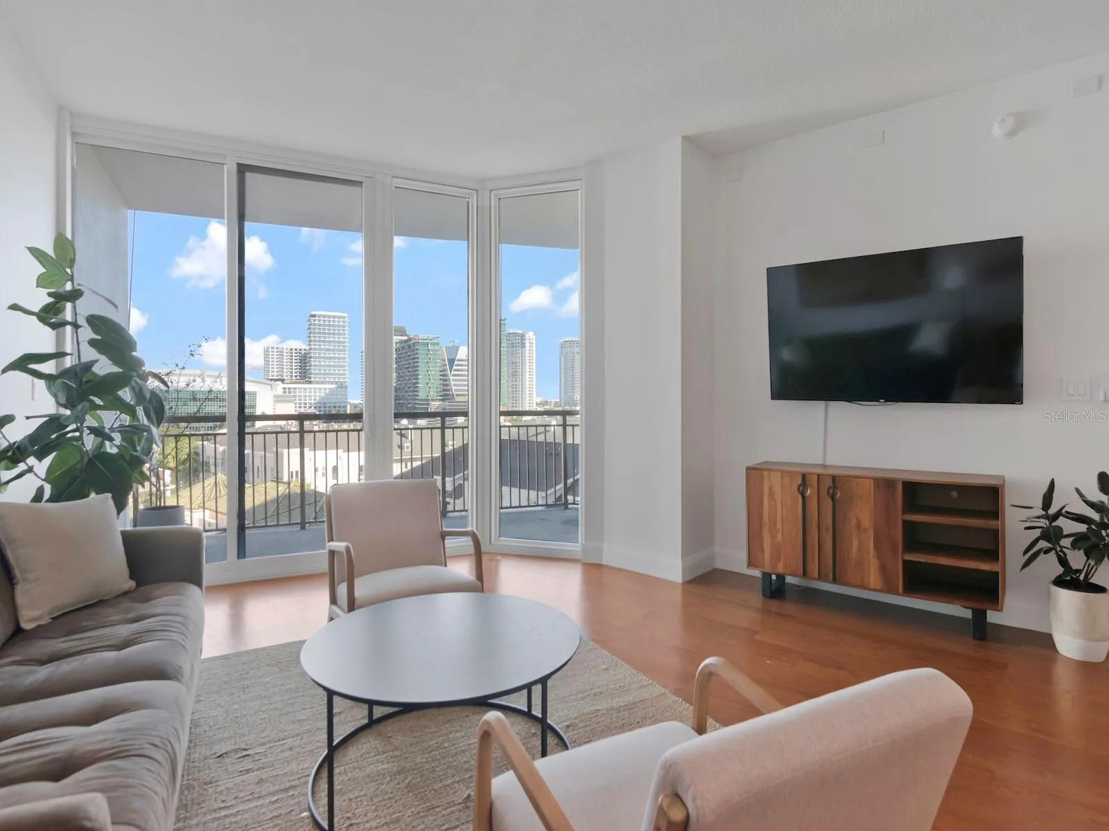 Light and Bright Family Room with Gorgeous Views