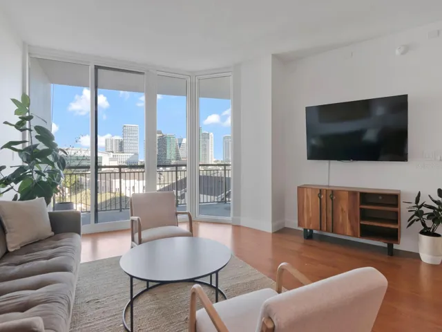 Light and Bright Family Room with Gorgeous Views