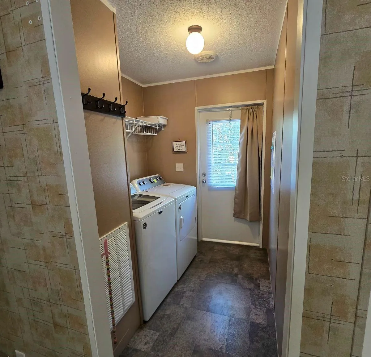 Laundry Room & Door to outside