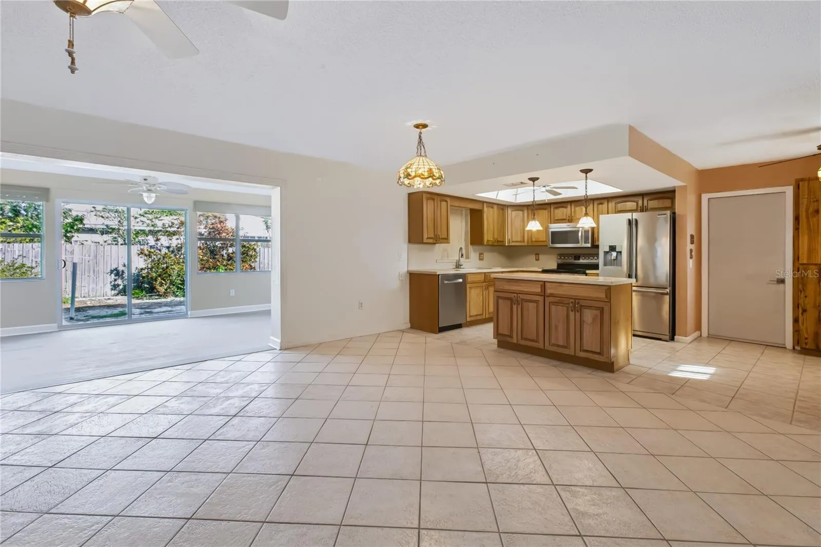 Living area and Florida room