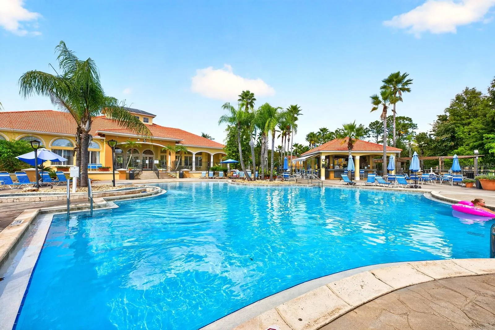 Resort-style pool