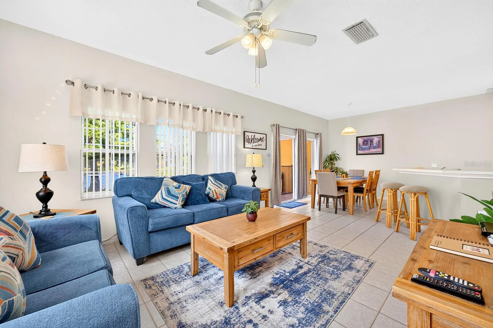 The Living Room, Dining Area and Kitchen FLOW TOGETHER NATURALLY, making it easy for everyone to gather and enjoy time together.