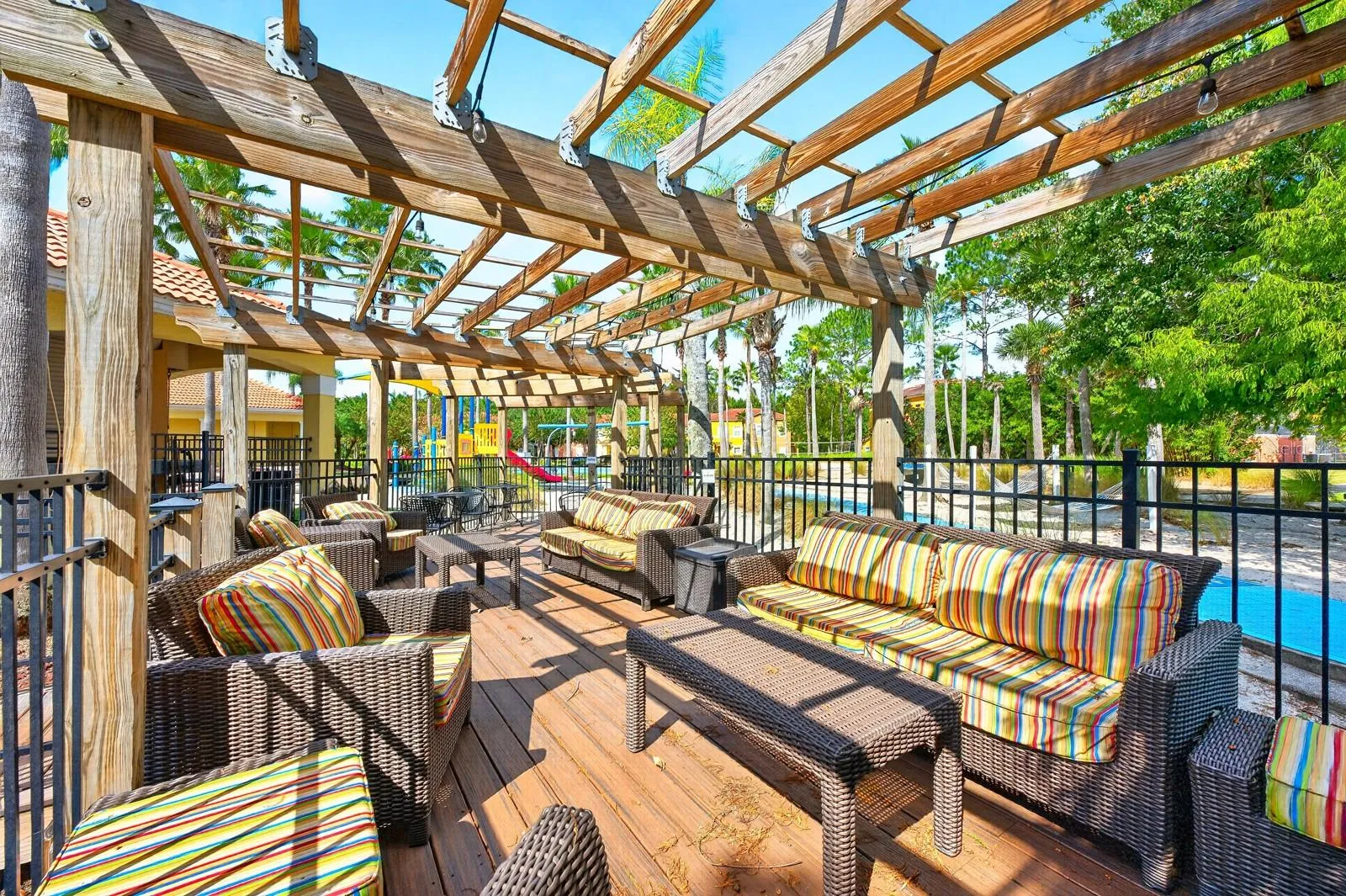 Enjoy lounging by the pool.