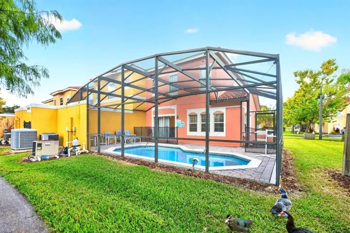 The back of the home