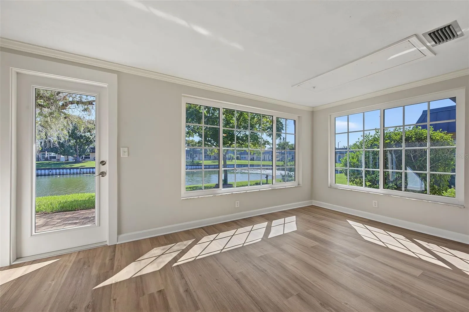 Florida Room - View of the common area pond
