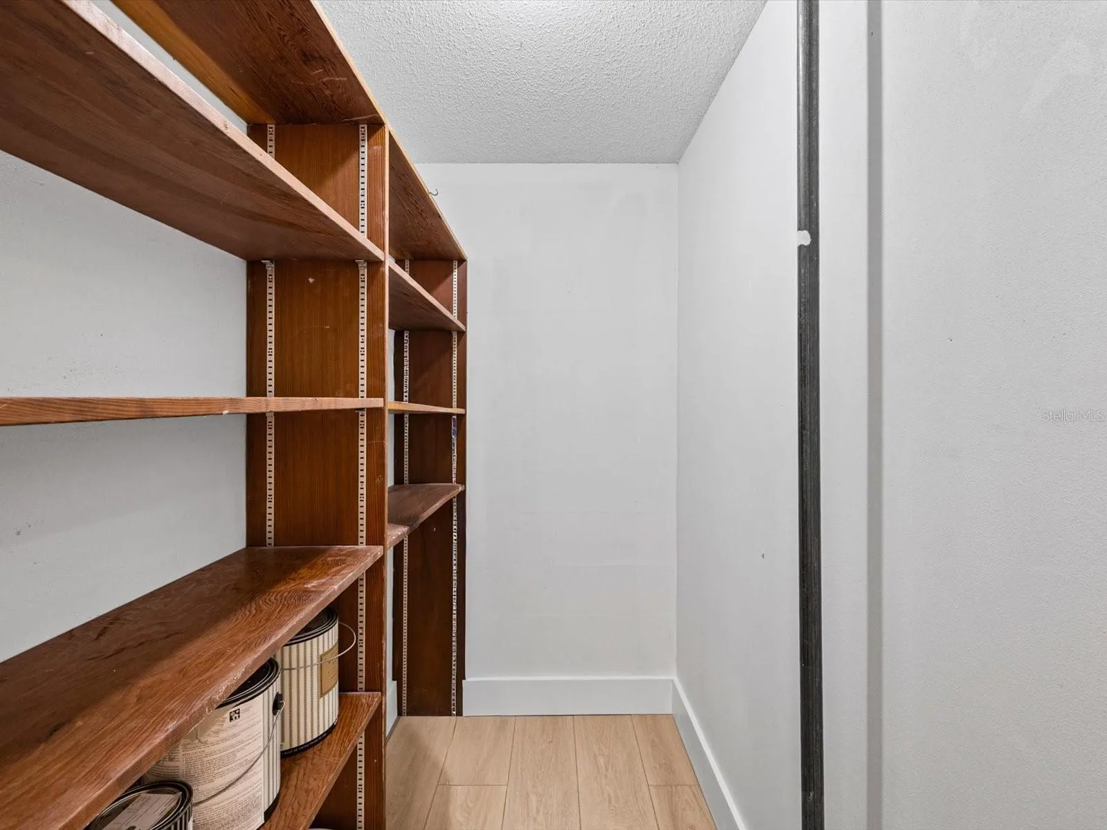 Storage closet off Family room