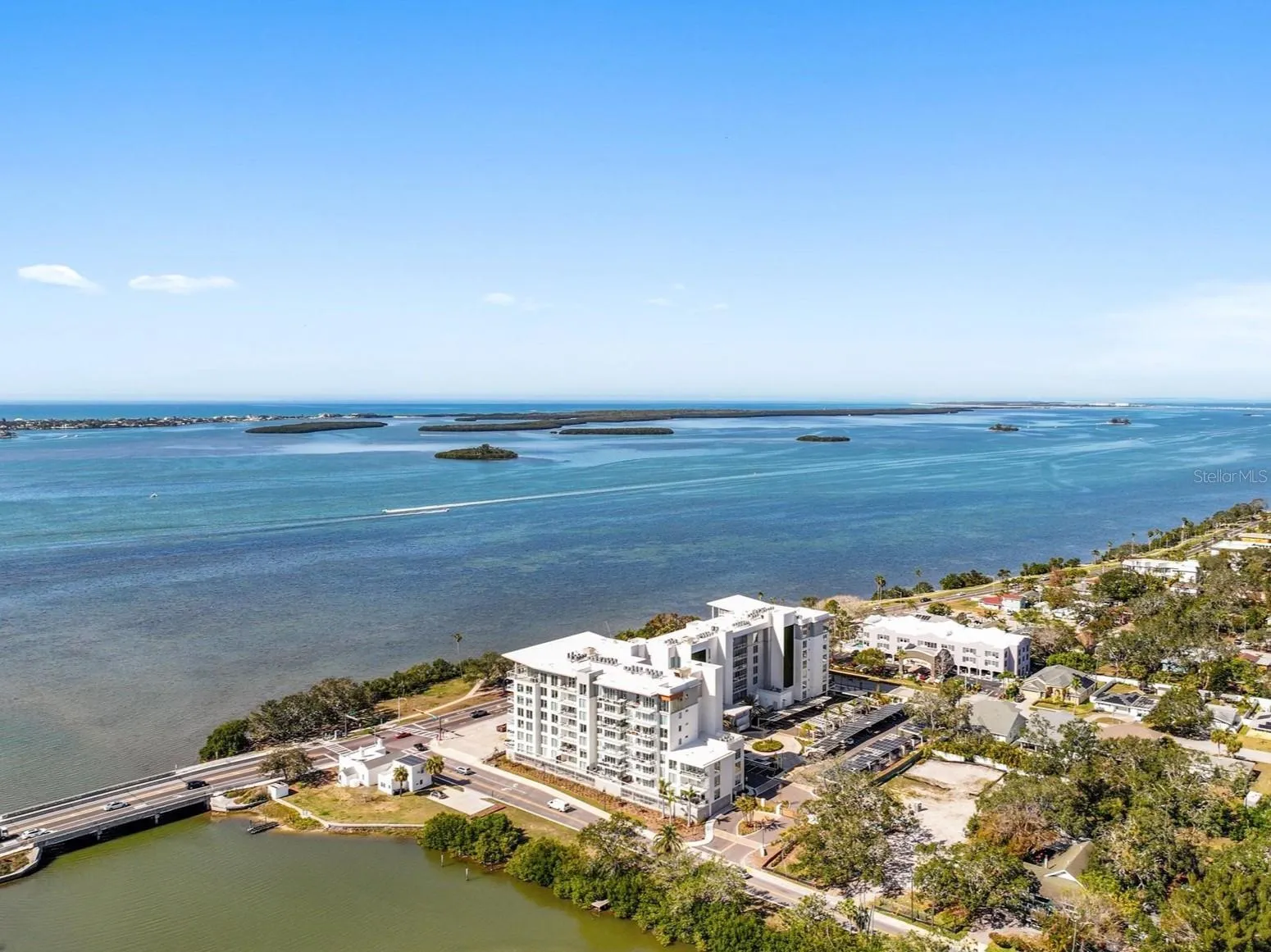 aerial view of gulf