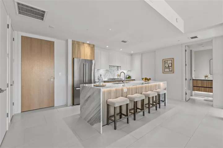 open kitchen