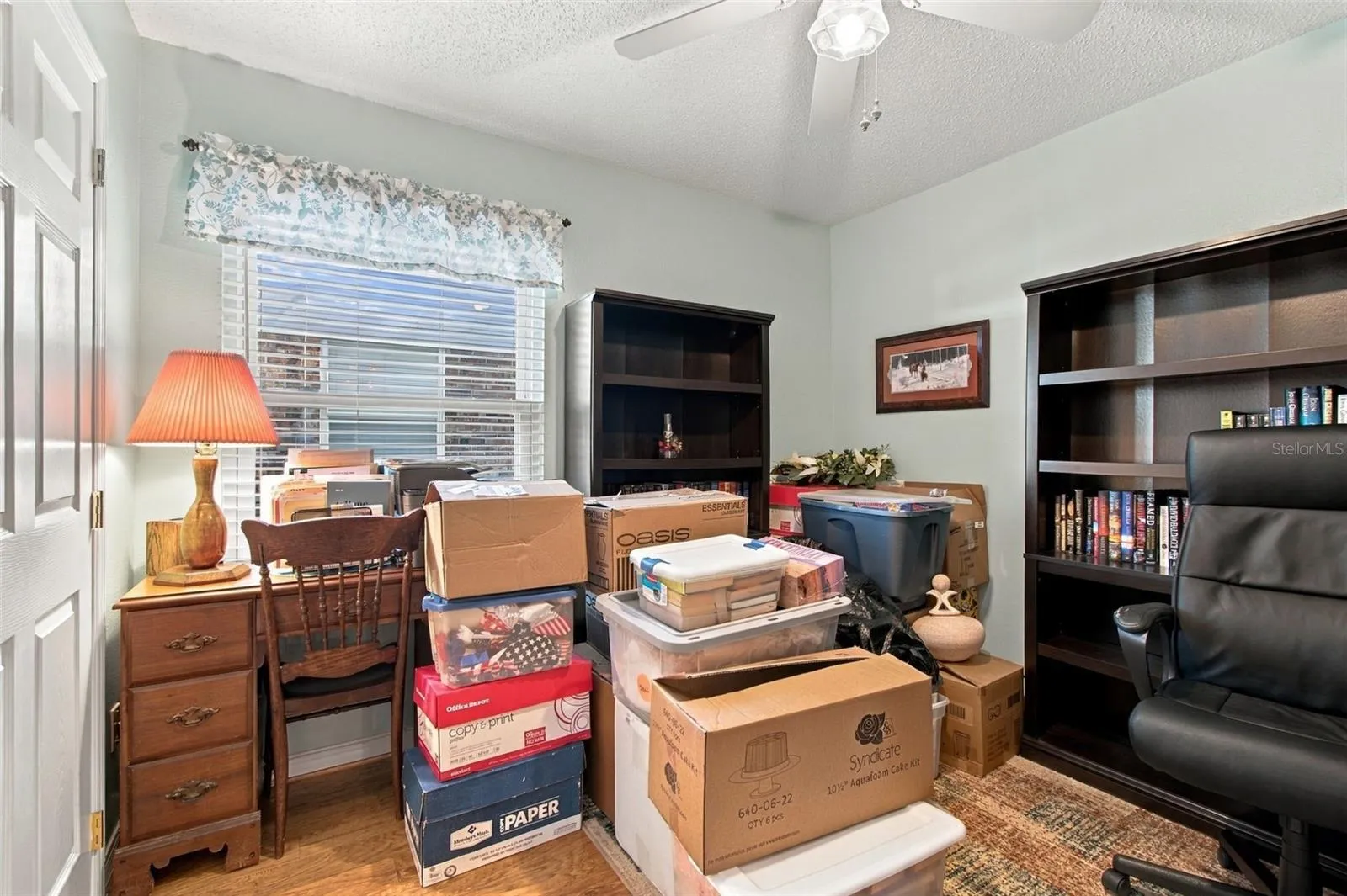 Bedroom 4/ Office (temp storage while organizing to sell)