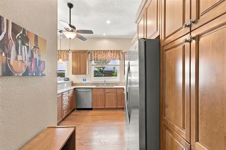 View from Laundry and Garage entry area
