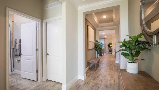 Model home - actual features may vary.