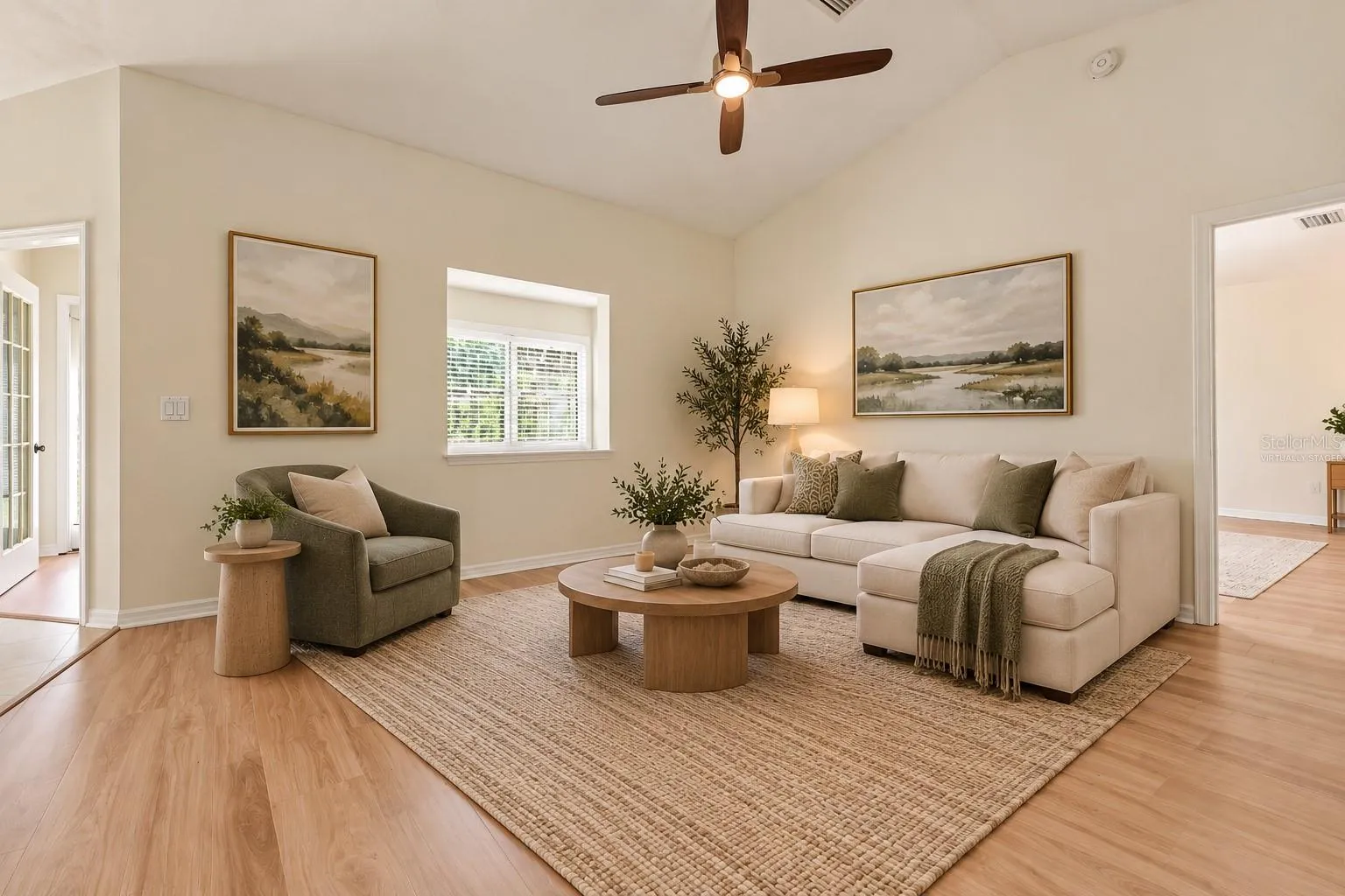 Family Room - virtually staged