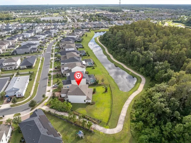 Aerial Neighborhood Community View
