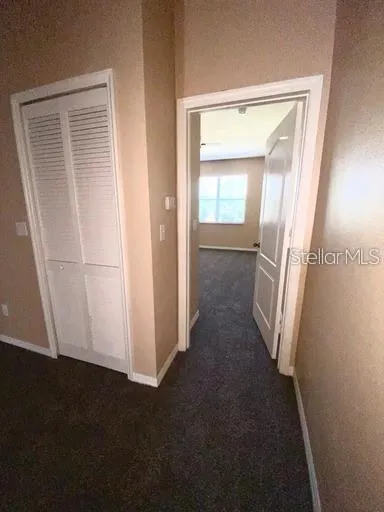 Looking into the Master primary bedroom