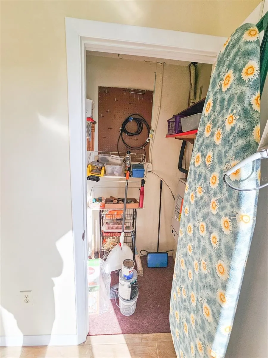 Storage In Florida Room Area.