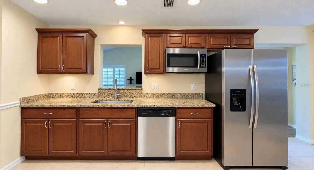 kitchen with stainless steel appliances