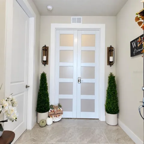 Foyer with access to the main home and a separate entrance to the mother-in-law suite.