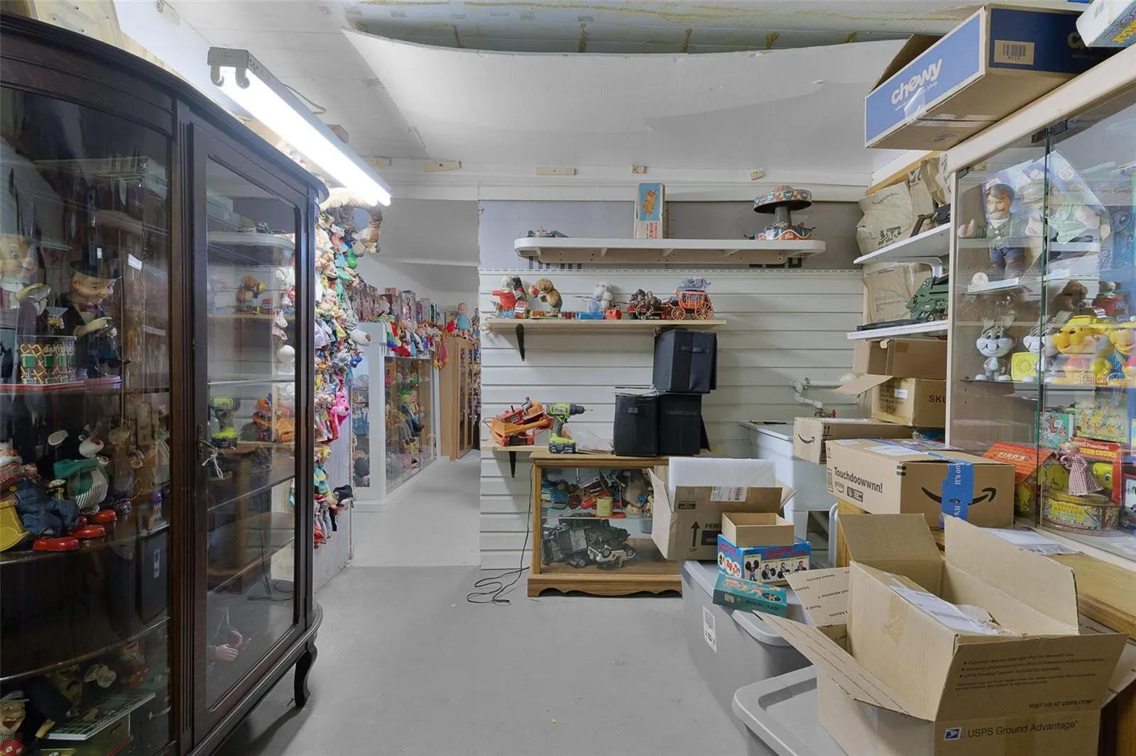 Interior of Shed