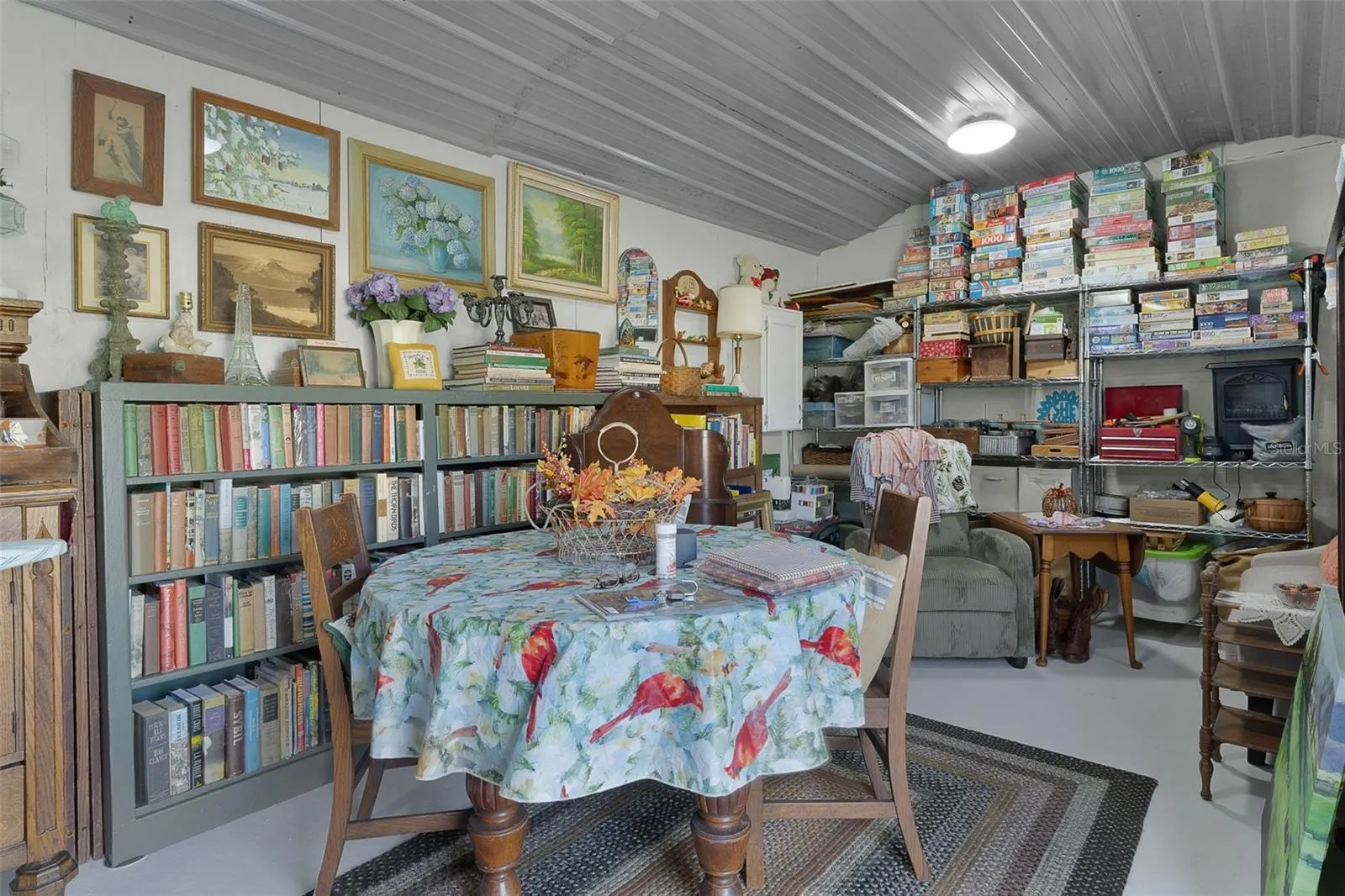 Interior of She Shed