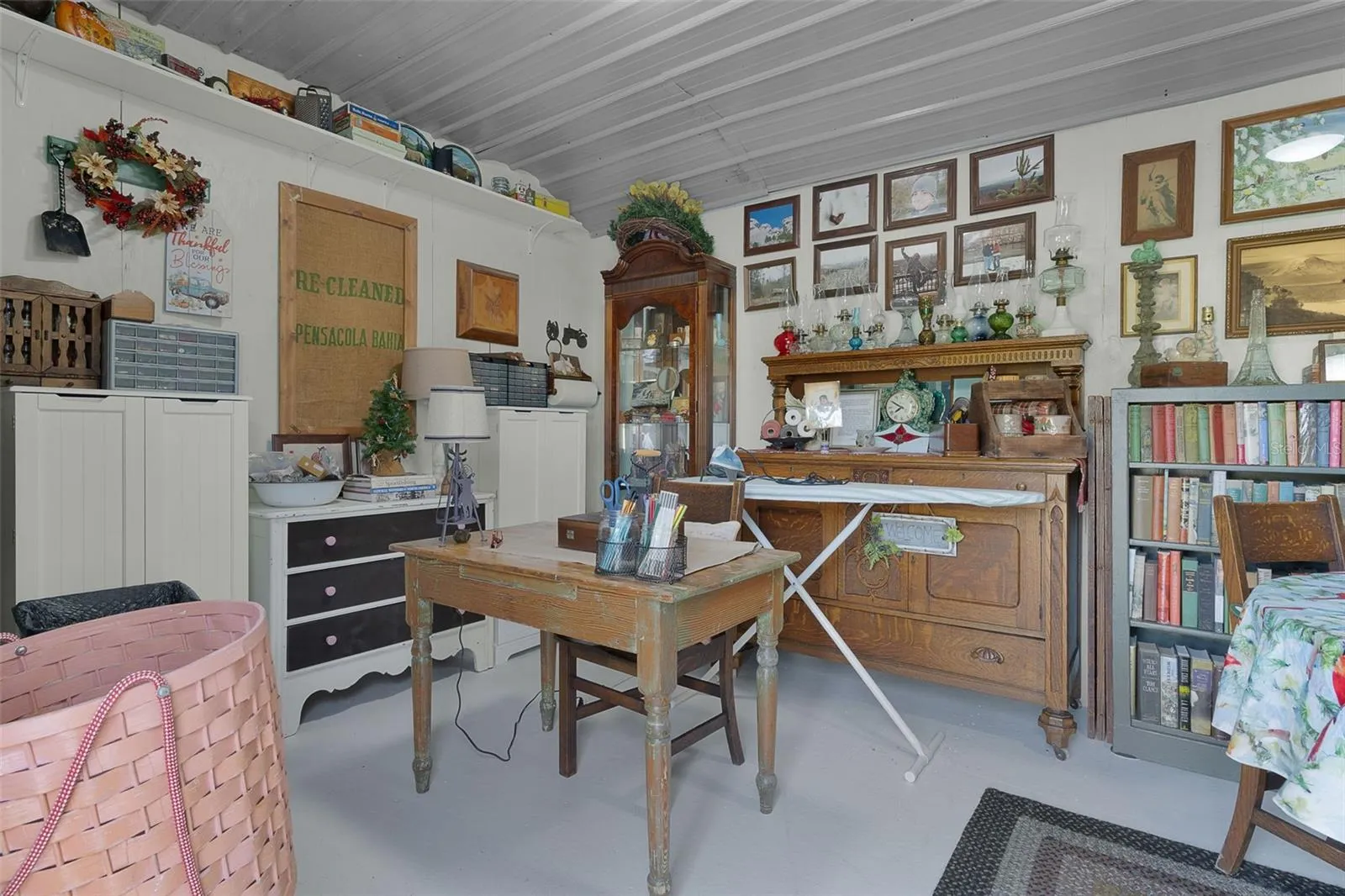 Interior of She Shed