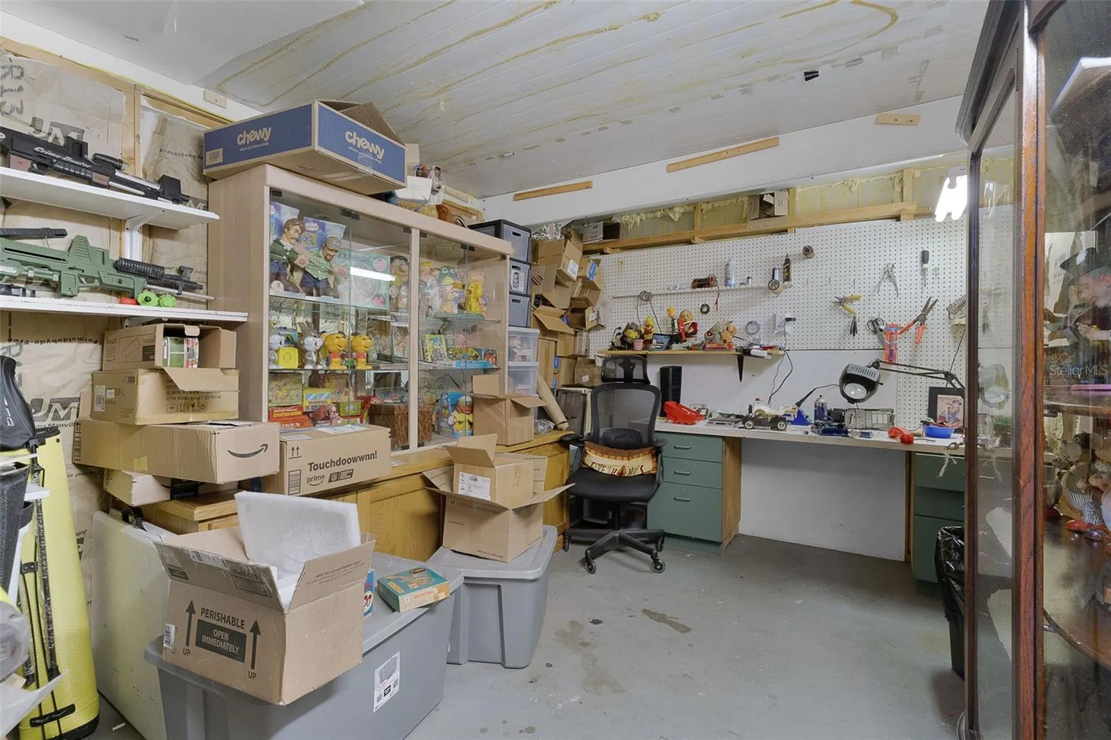 Interior of Shed