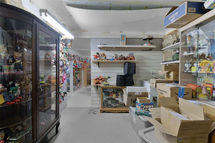 Interior of Shed